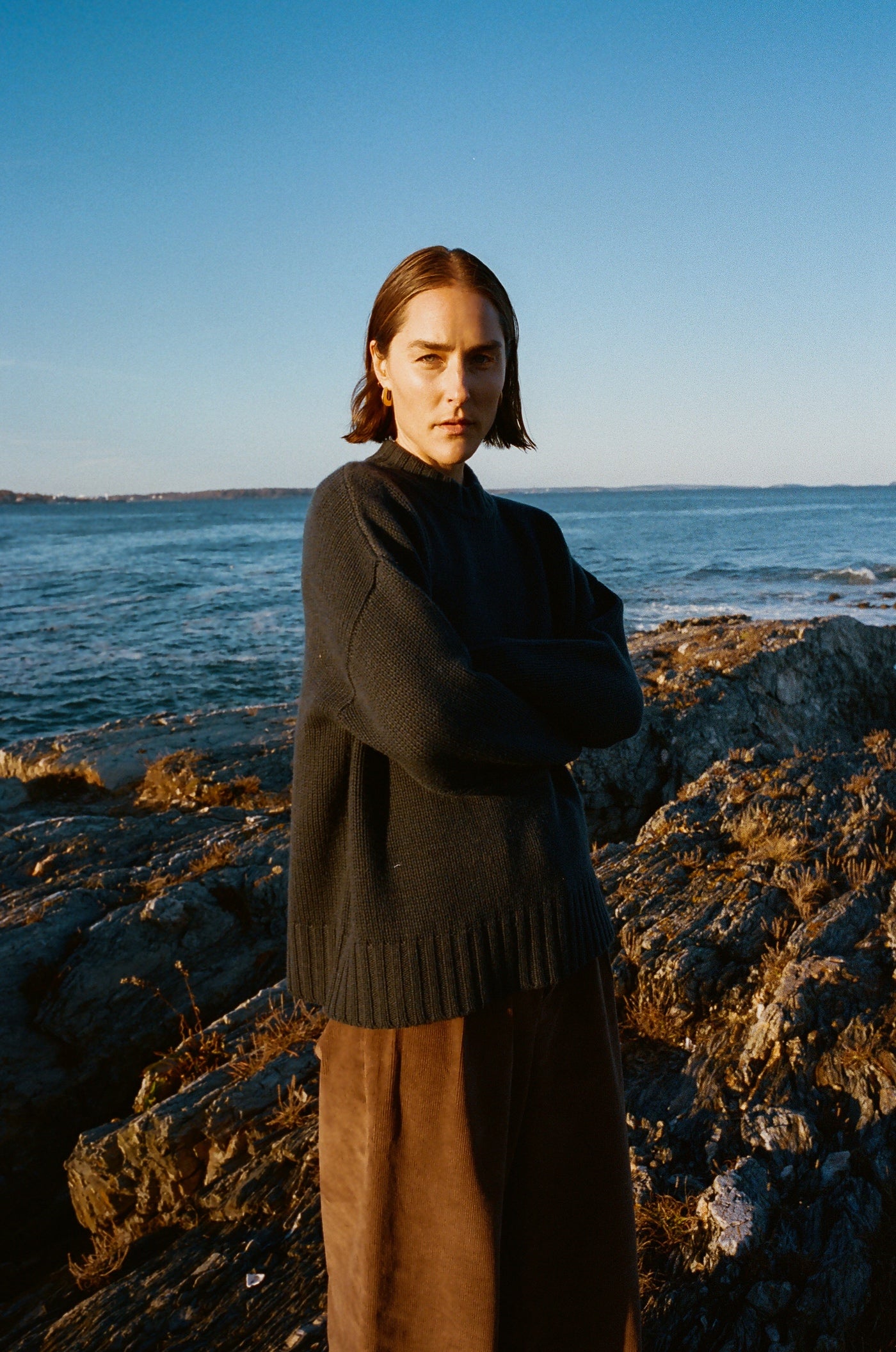 the andrea cashmere pullover
