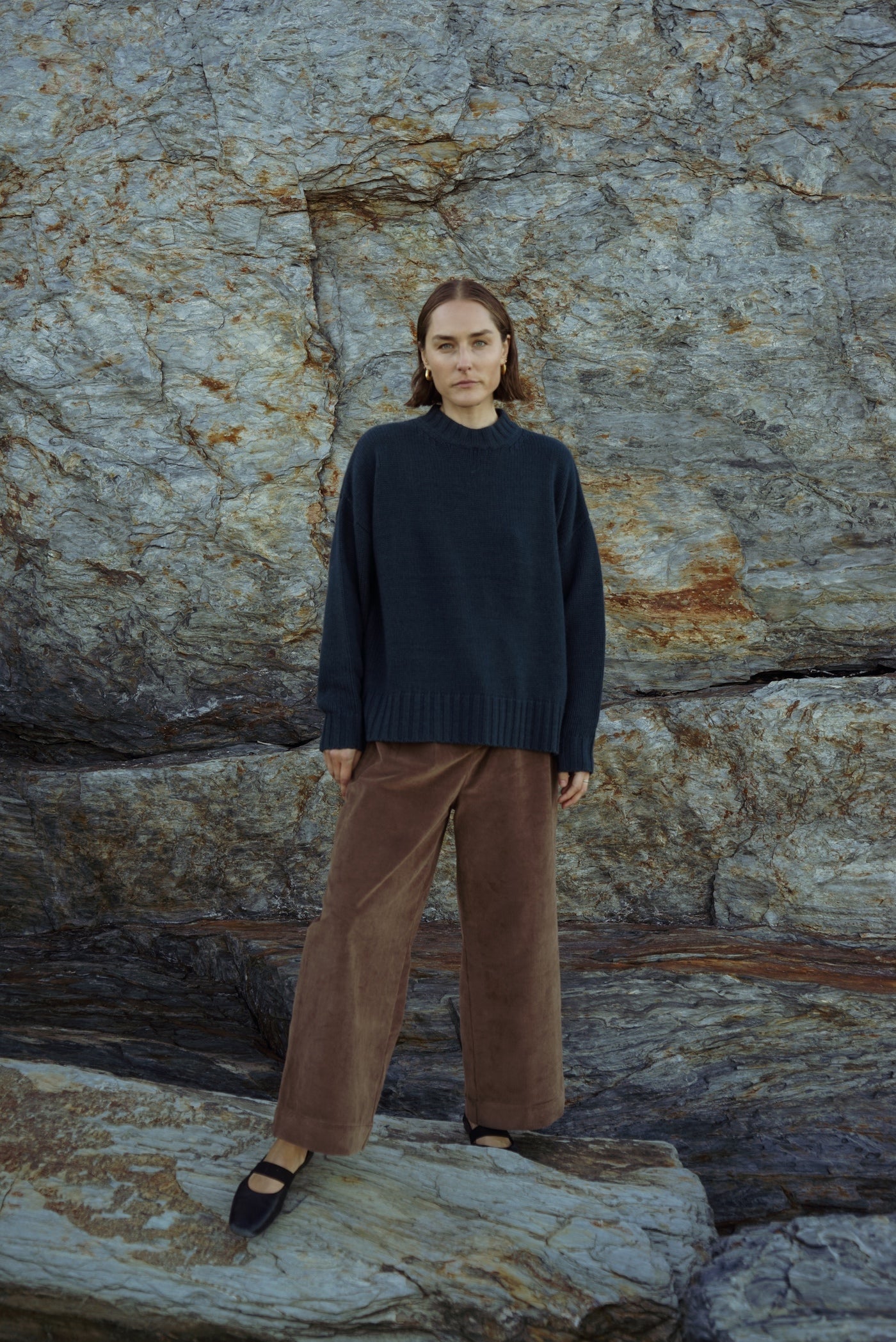 the andrea cashmere pullover