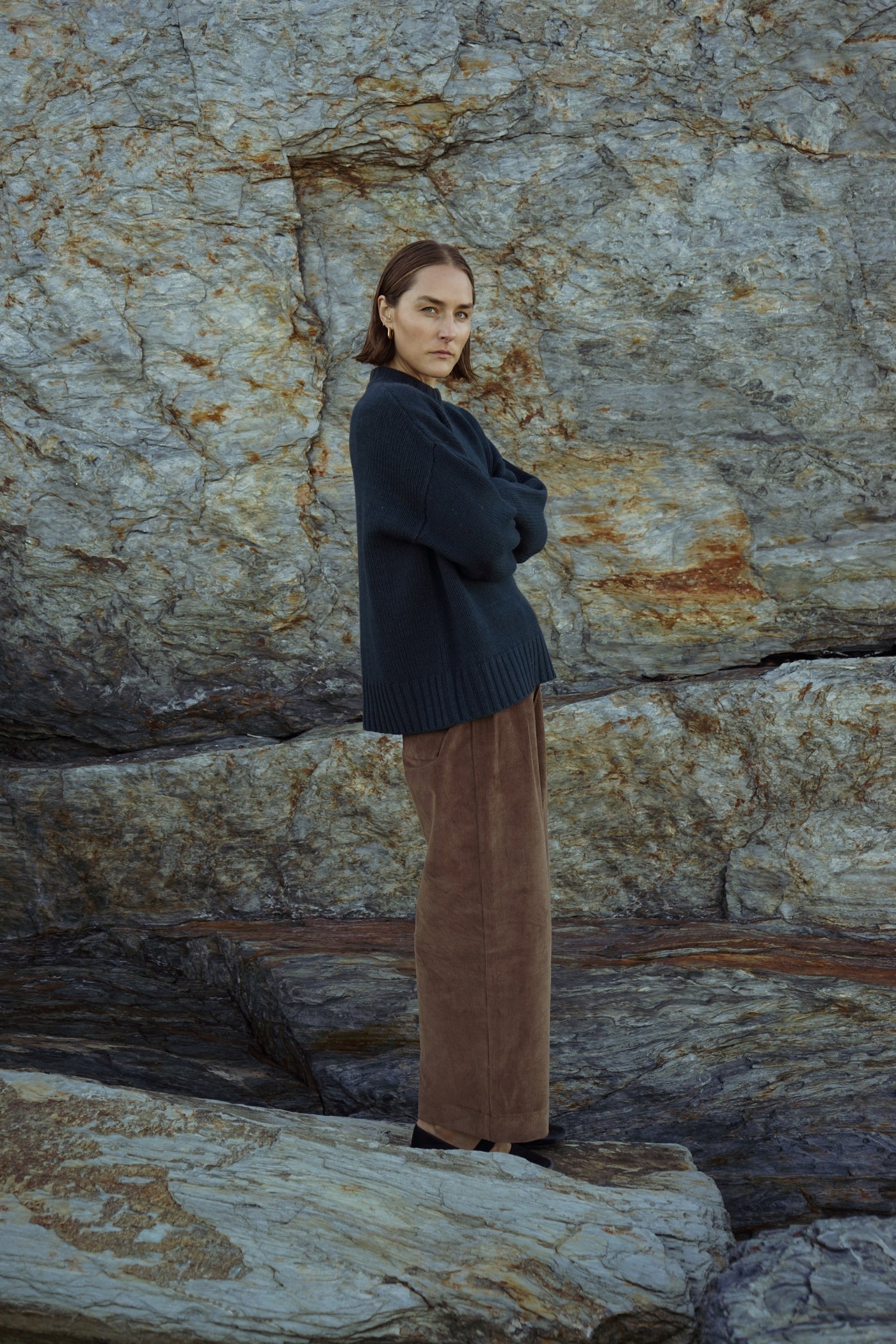 the andrea cashmere pullover