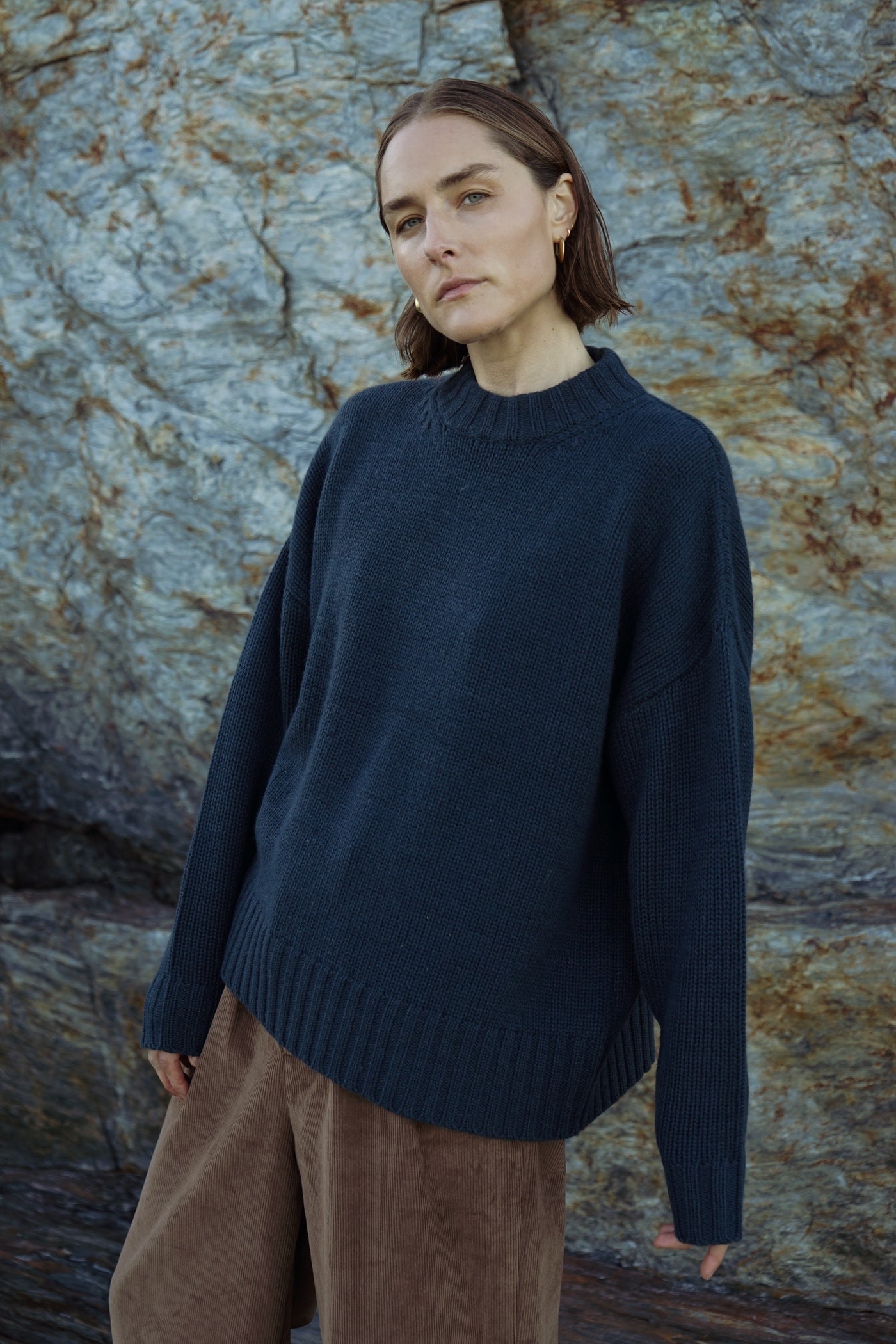 the andrea cashmere pullover
