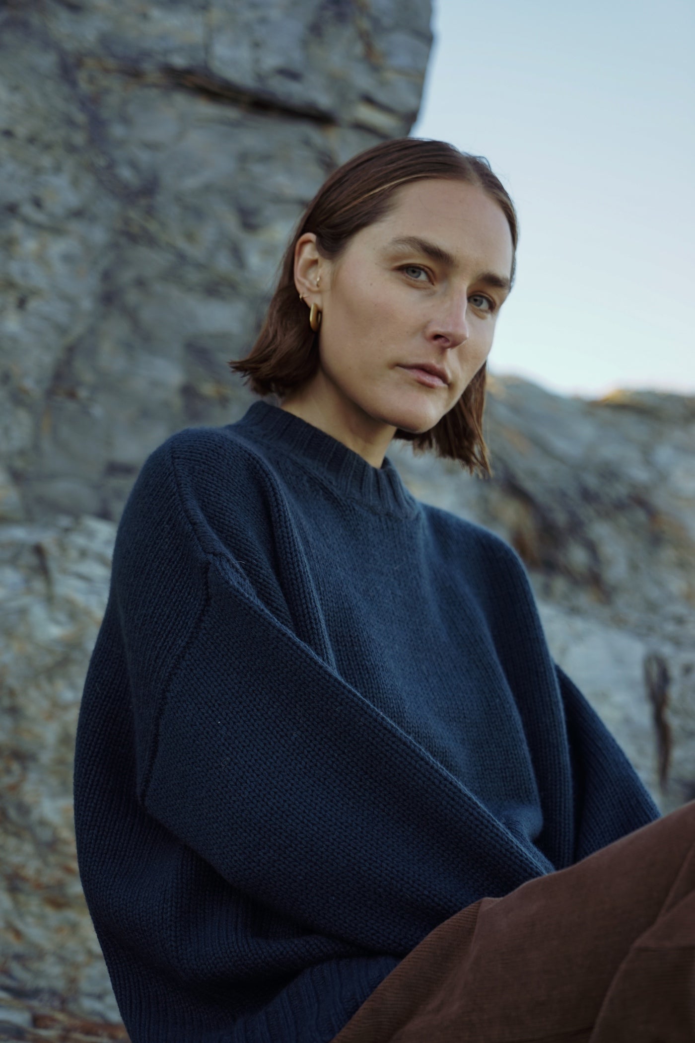 the andrea cashmere pullover