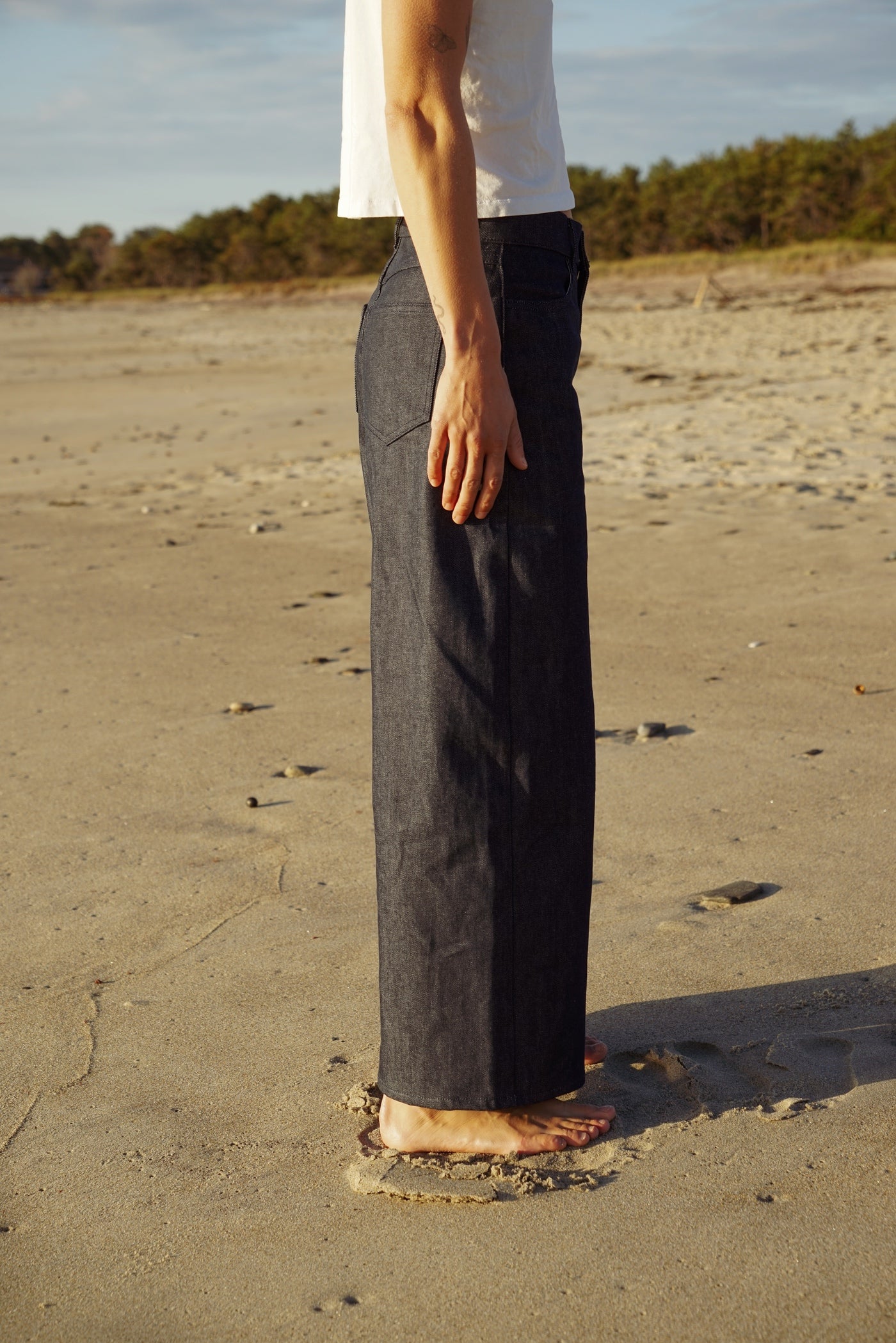 the arlena denim pants